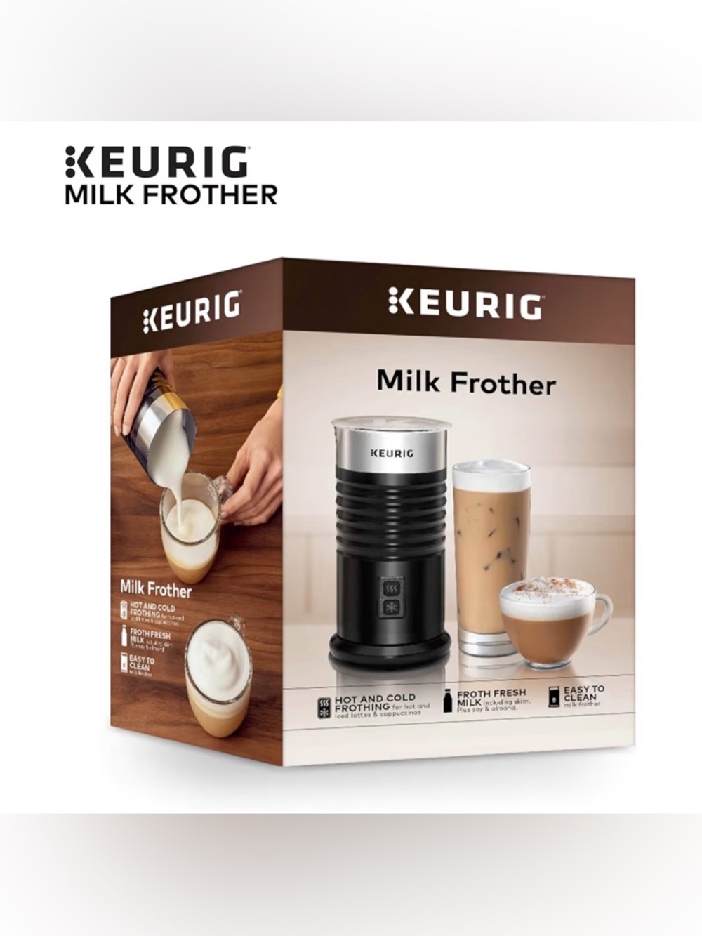 KEURIG Standalone Hot/Cold Frother NIB